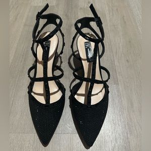 INC Black Heels
